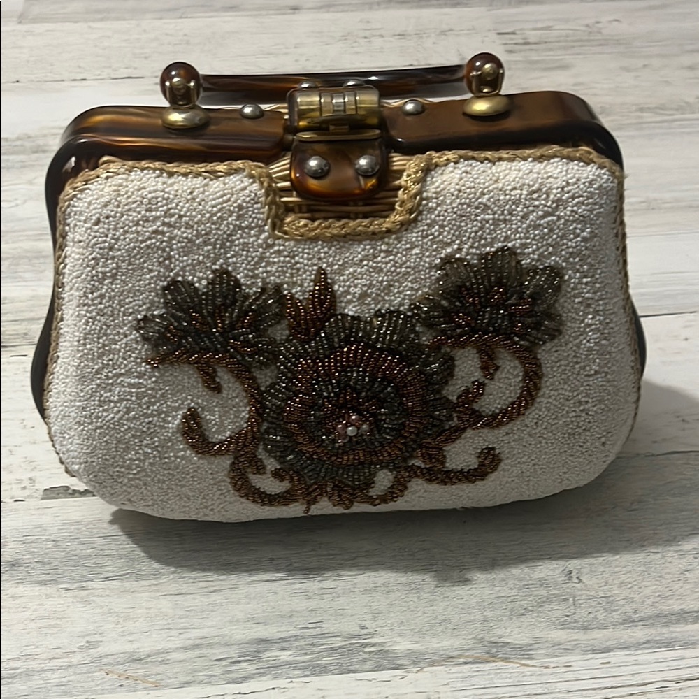 Adele Vintage Beaded Purse